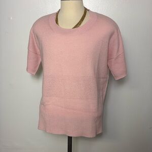100% Cashmere Blush Pink Sweater SzXL by Kokun